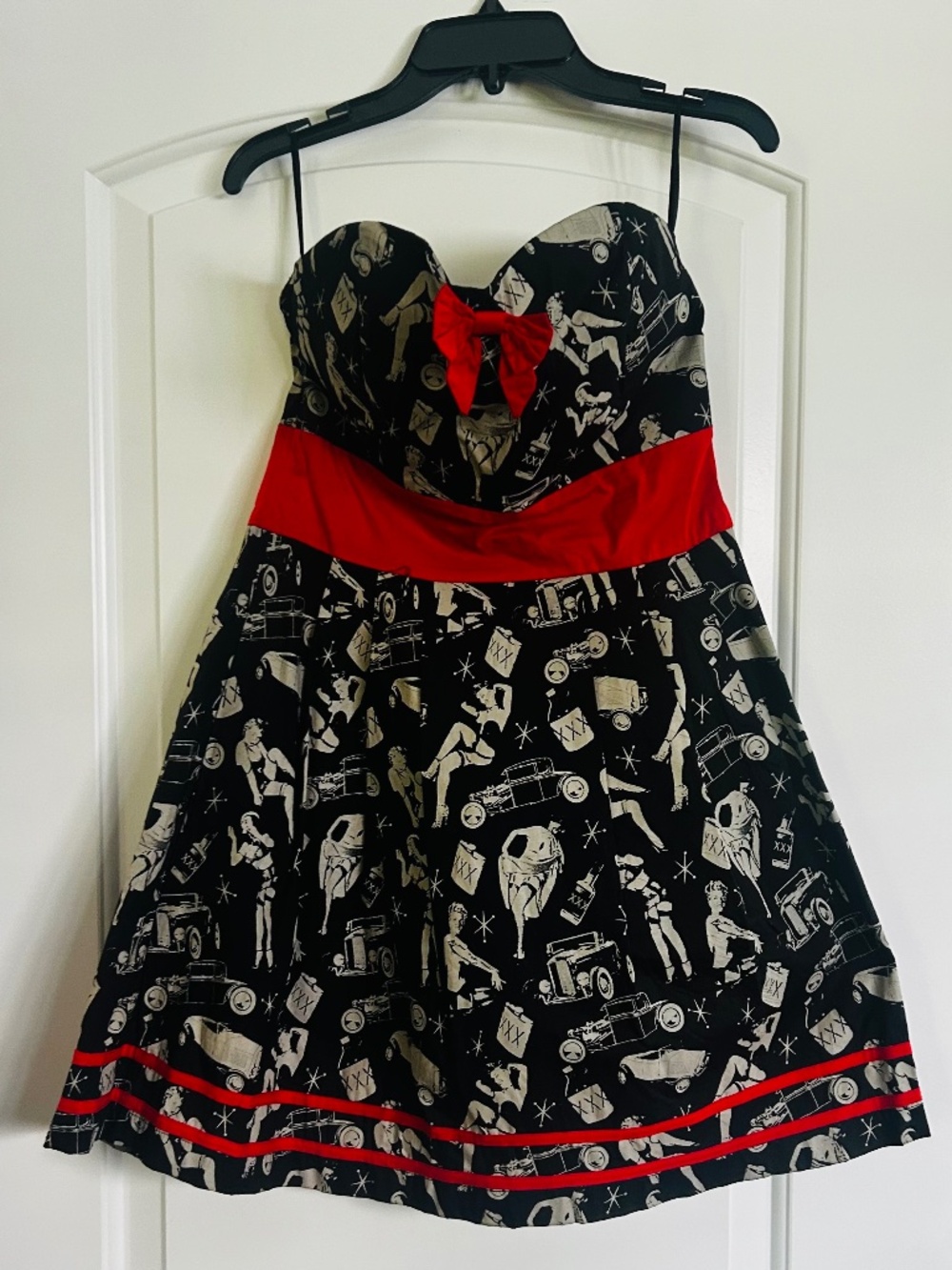Sourpuss Fast Cars Dress - Picture 2 of 4